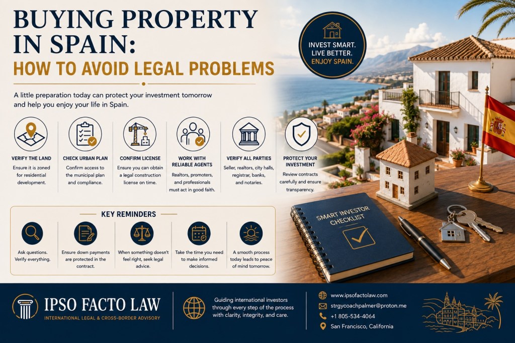 BUYING PROPERTY IN SPAIN: HOW TO AVOID LEGAL&nbsp;PROBLEMS